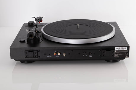 Rear view of a used Dual CS 429 Fully Automatic Turntable in Black finish