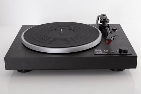 Front view of a used Dual CS 529 Fully Automatic Bluetooth Turntable in Black finish