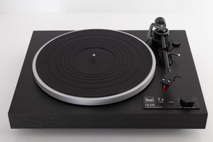 Top view of a used Dual CS 529 Fully Automatic Bluetooth Turntable in Black finish