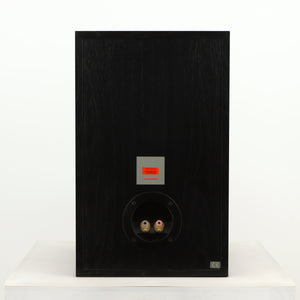 Rear view of a used Dynaudio Audience 7 Standmount Speaker in a black finish