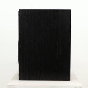 Right side view of a used Dynaudio Audience 7 Standmount Speaker in a black finish