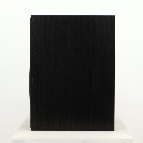 Right side view of a used Dynaudio Audience 7 Standmount Speaker in a black finish