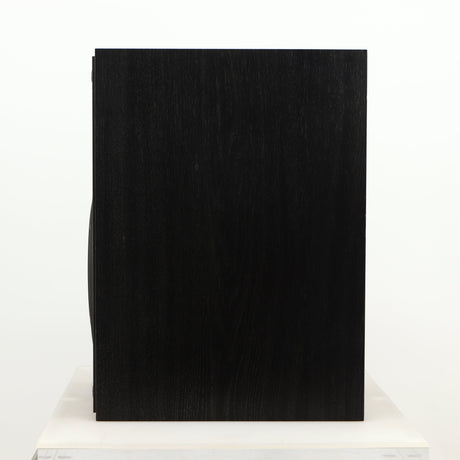 Right side view of a used Dynaudio Audience 7 Standmount Speaker in a black finish