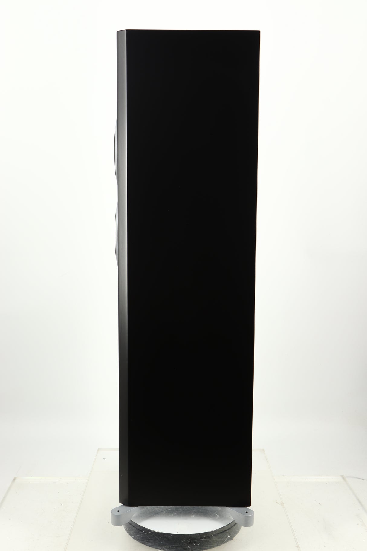 Right side view of a used Dynaudio Excite X-34 Floorstanding Speaker in a satin black finish
