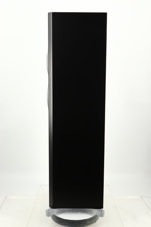 Right side view of a used Dynaudio Excite X-34 Floorstanding Speaker in a satin black finish