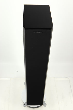 Top of a used Dynaudio Excite X-34 Floorstanding Speaker in a satin black finish