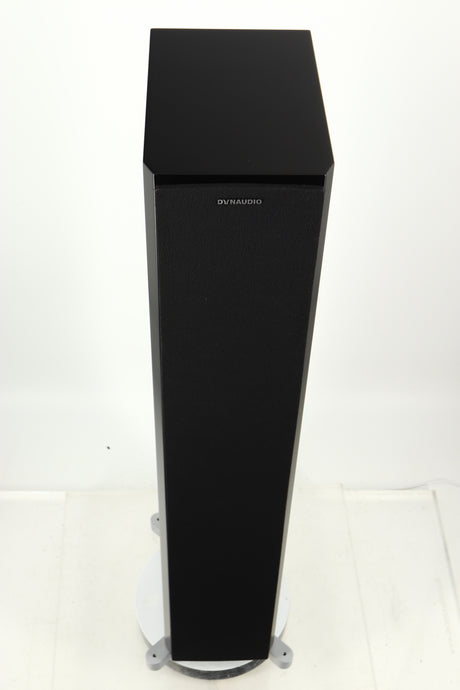 Top of a used Dynaudio Excite X-34 Floorstanding Speaker in a satin black finish