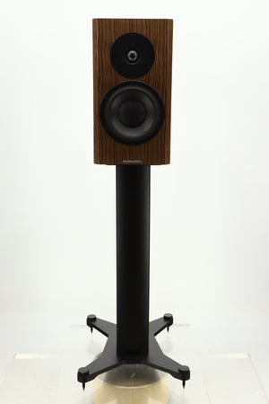 Front view of a used Dynaudio Special 40 Standmount Speaker in Ebony Vine finish