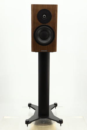 Front view of a used Dynaudio Special 40 Standmount Speaker in Ebony Vine finish