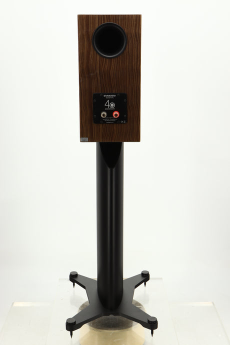 Rear view of a used Dynaudio Special 40 Standmount Speaker in Ebony Vine finish