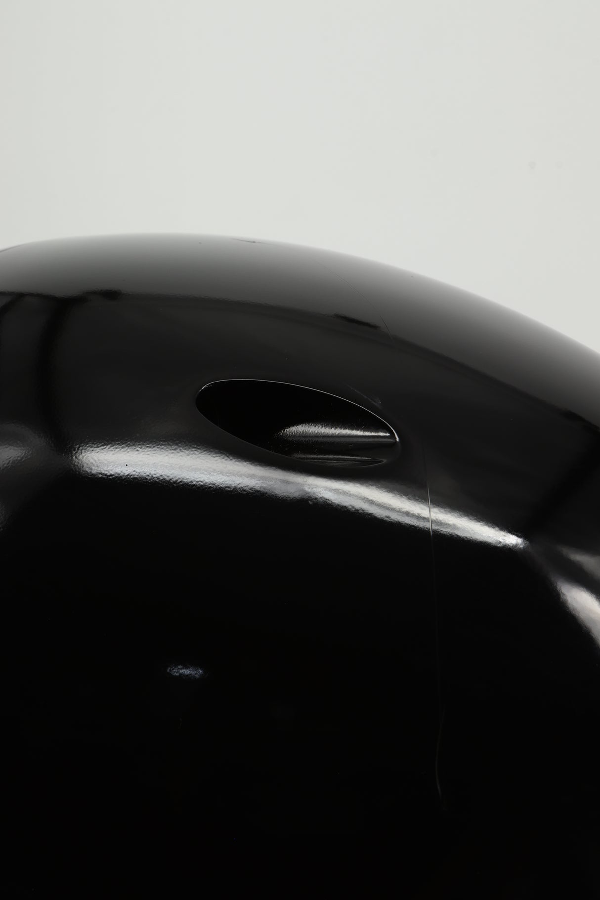 Close up view of a used Eclipse TD510 Standmount Speaker in Black/Silver finish showing a mark