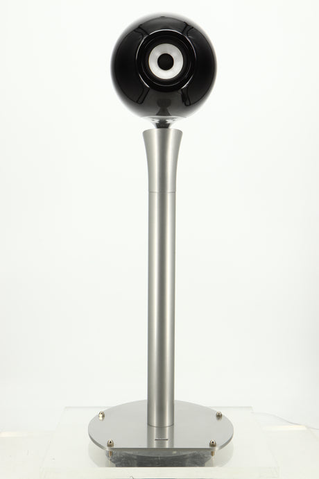 Front view of a used Eclipse TD510 Standmount Speaker in Black/Silver finish
