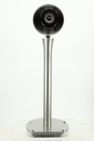 Front view of a used Eclipse TD510 Standmount Speaker in Black/Silver finish