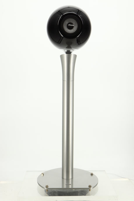 Front view of a used Eclipse TD510 Standmount Speaker in Black/Silver finish