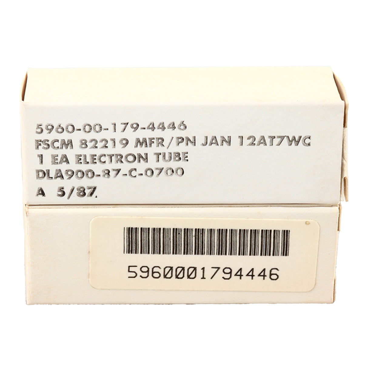 JAN Philips 12AT7WC Valves Pair