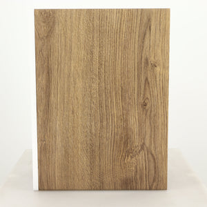 Right side view of a used ELAC DBR62 Standmount Speaker in a light oak finish
