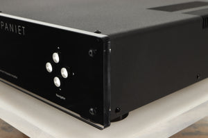 Front right corner view of a used Electrocompaniet ECI-3 Integrated Amplifier
