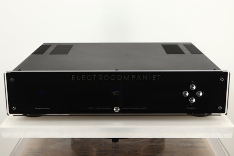 Front view of a used Electrocompaniet ECI-3 Integrated Amplifier
