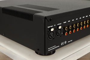 Resr left corner view of a used Electrocompaniet ECI-3 Integrated Amplifier