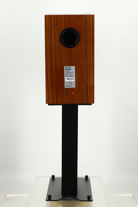 Rear view of a used Epos ES14N Standmount Speaker in Walnut finish
