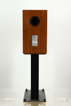 Rear view of a used Epos ES14N Standmount Speaker in Walnut finish