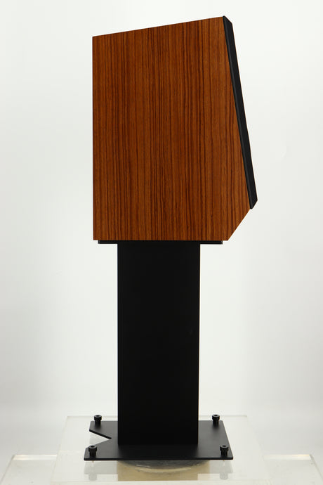 Side view of a used Epos ES14N Standmount Speaker in Walnut finish