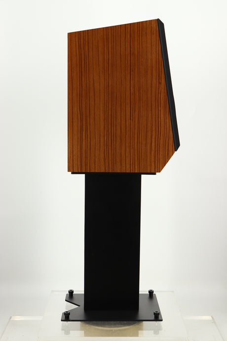 Side view of a used Epos ES14N Standmount Speaker in Walnut finish