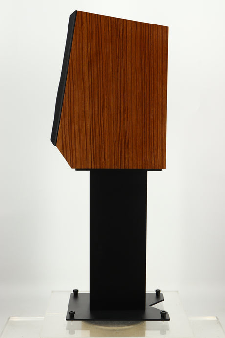 Side view of a used Epos ES14N Standmount Speaker in Walnut finish