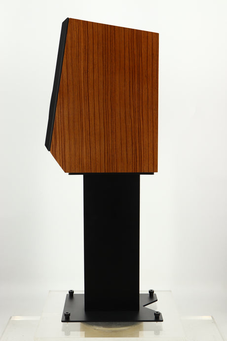 Side view of a used Epos ES14N Standmount Speaker in Walnut finish