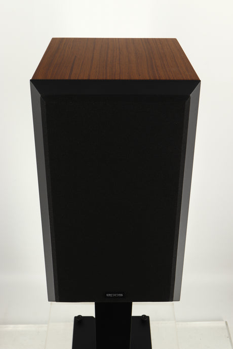 Top view of a used Epos ES14N Standmount Speaker in Walnut finish