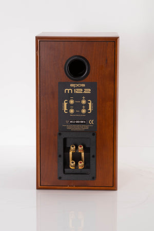 Rear view of a used Epos M12.2 Standmount Speaker in Cherry