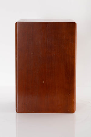 Side view of a used Epos M12.2 Standmount Speaker in Cherry