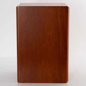 Left side view of a used EPOS M12.2 Standmount Speaker in a Cherry finish