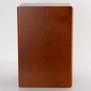 Left side view of a used EPOS M12.2 Standmount Speaker in a Cherry finish