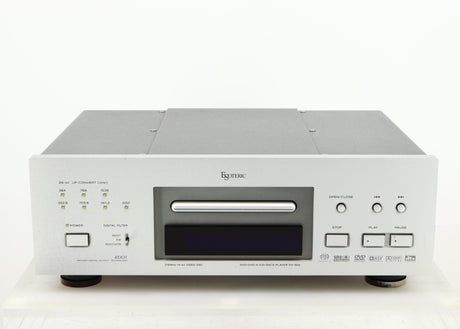 Front view of a used Esoteric DV-50s DVD Player in a silver finish