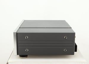 Right side view of a used Esoteric DV-50s DVD Player in a silver finish