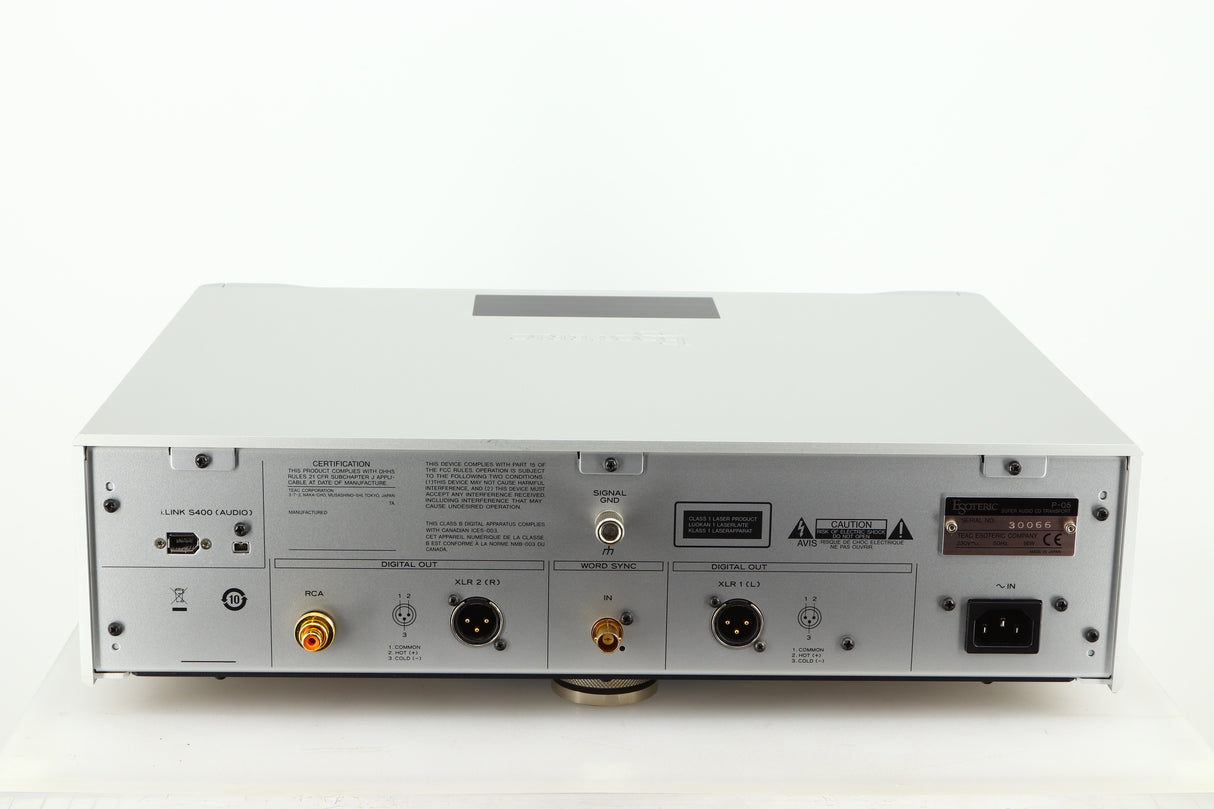 Esoteric P-05 CD / SACD Transport - Silver