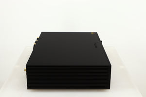 Left side view of a used Eversolo DMP A8 Streamer / Pre Amplifier / DAC in a black finish