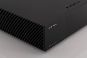 Front left corner view of a used Eversolo T8 Streaming Transport