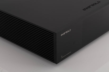 Front left corner view of a used Eversolo T8 Streaming Transport
