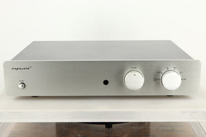 Front view of a used Exposure 2510 Integrated Amplifier in Titanium finish
