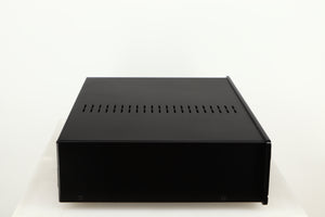Left side view of a used Exposure 3510 Integrated Amplifier in a black finish