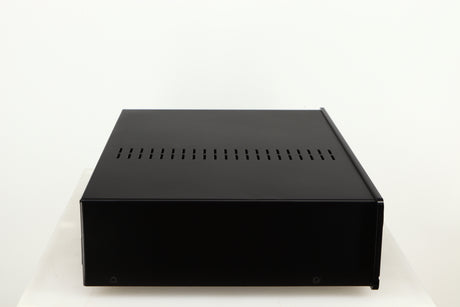 Left side view of a used Exposure 3510 Integrated Amplifier in a black finish