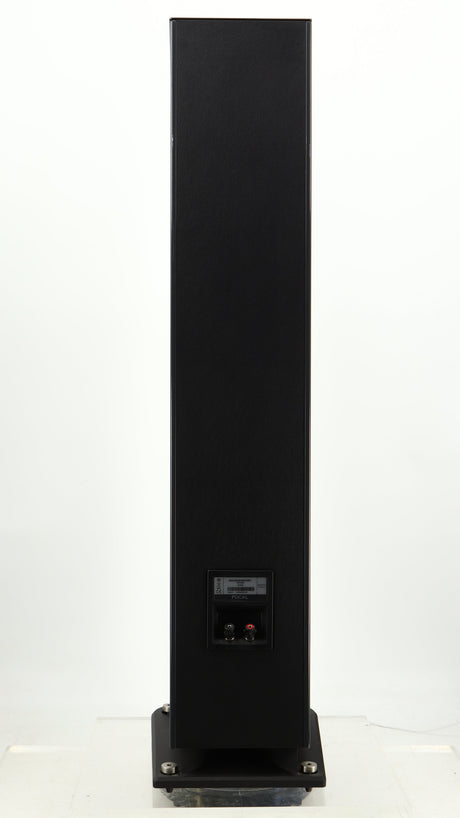 Rear view of a used Focal Aria 936 K2 Floorstanding Speaker in a ash grey finish