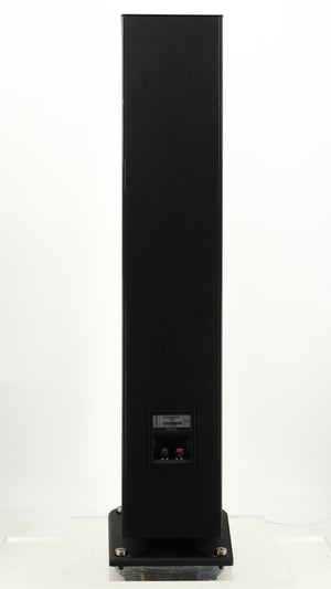 Rear view of a used Focal Aria 936 K2 Floorstanding Speaker in a ash grey finish