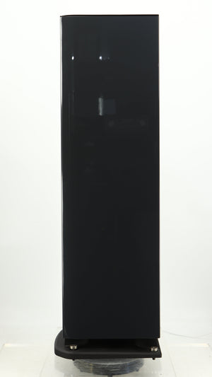 Right side view of a used Focal Aria 936 K2 Floorstanding Speaker in a ash grey finish