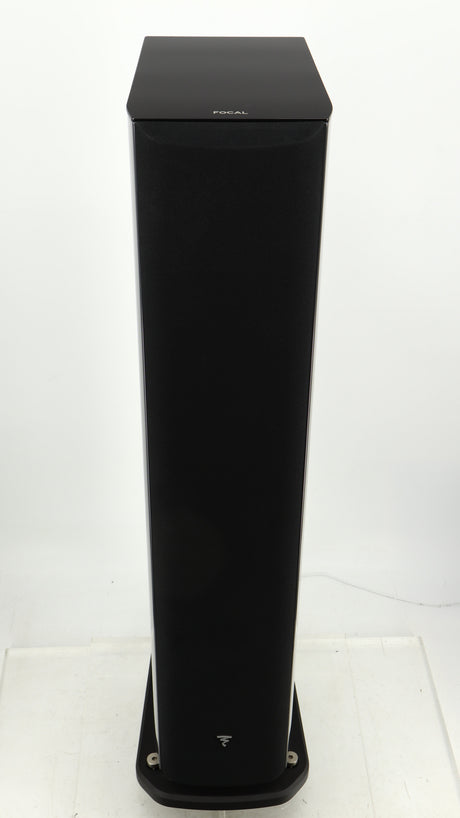 Top of a used Focal Aria 936 K2 Floorstanding Speaker in a ash grey finish