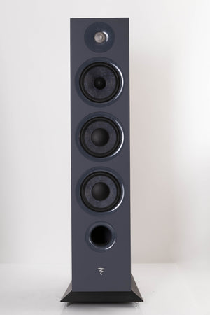 Front view of a used Focal Chora 826 Floorstanding Speaker in Dark Wood
