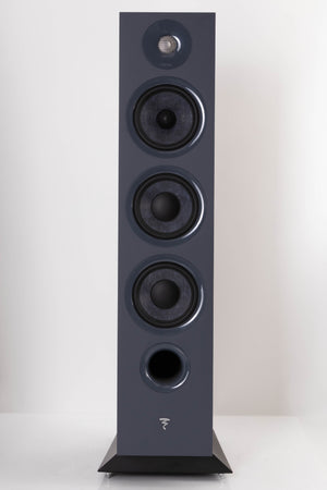 Front view of a used Focal Chora 826 Floorstanding Speaker in Dark Wood