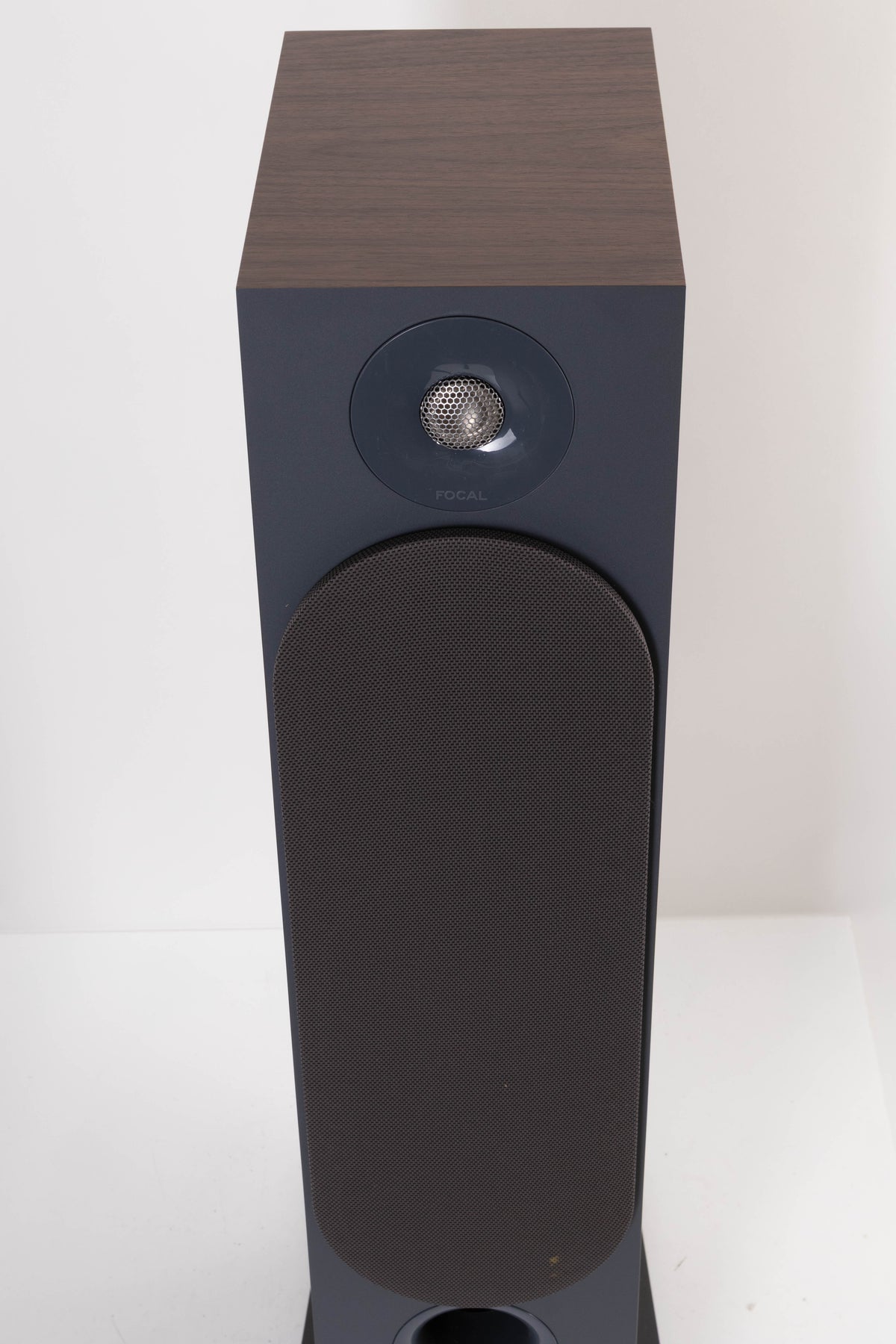 Top view of a used Focal Chora 826 Floorstanding Speaker in Dark Wood